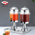 Commercial Beverage Juice Glass Drink Dispenser Stainless Steel 8L Cool Drink Single Juice Dispenser